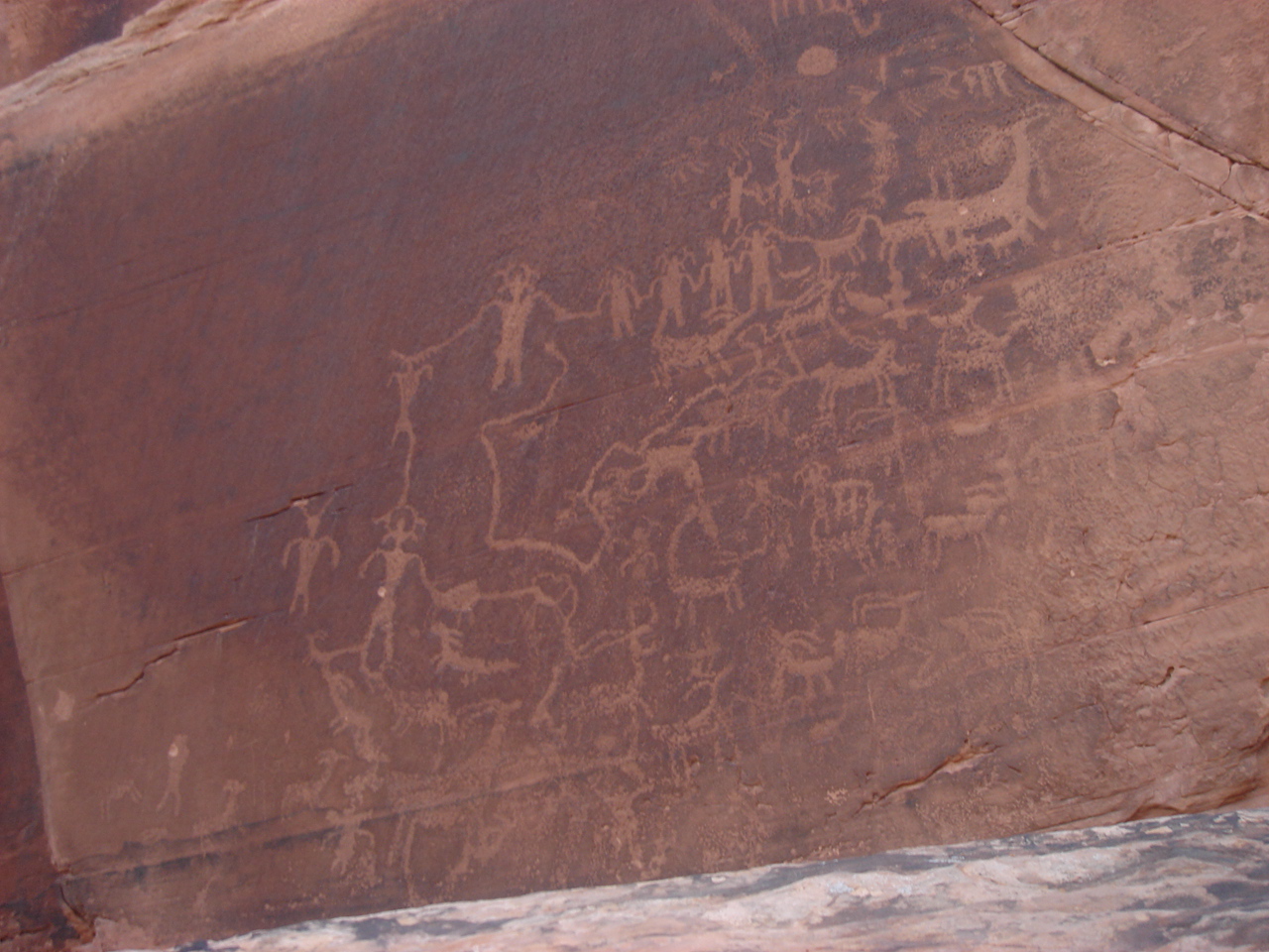 petroglyphs! thousands of years-old messages from The People