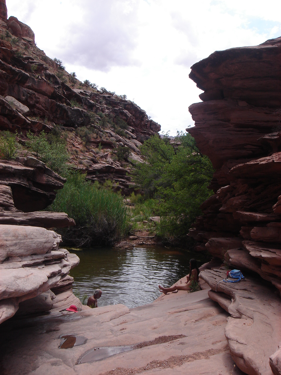 a sacred spot ... unusual in the midst of such dryness