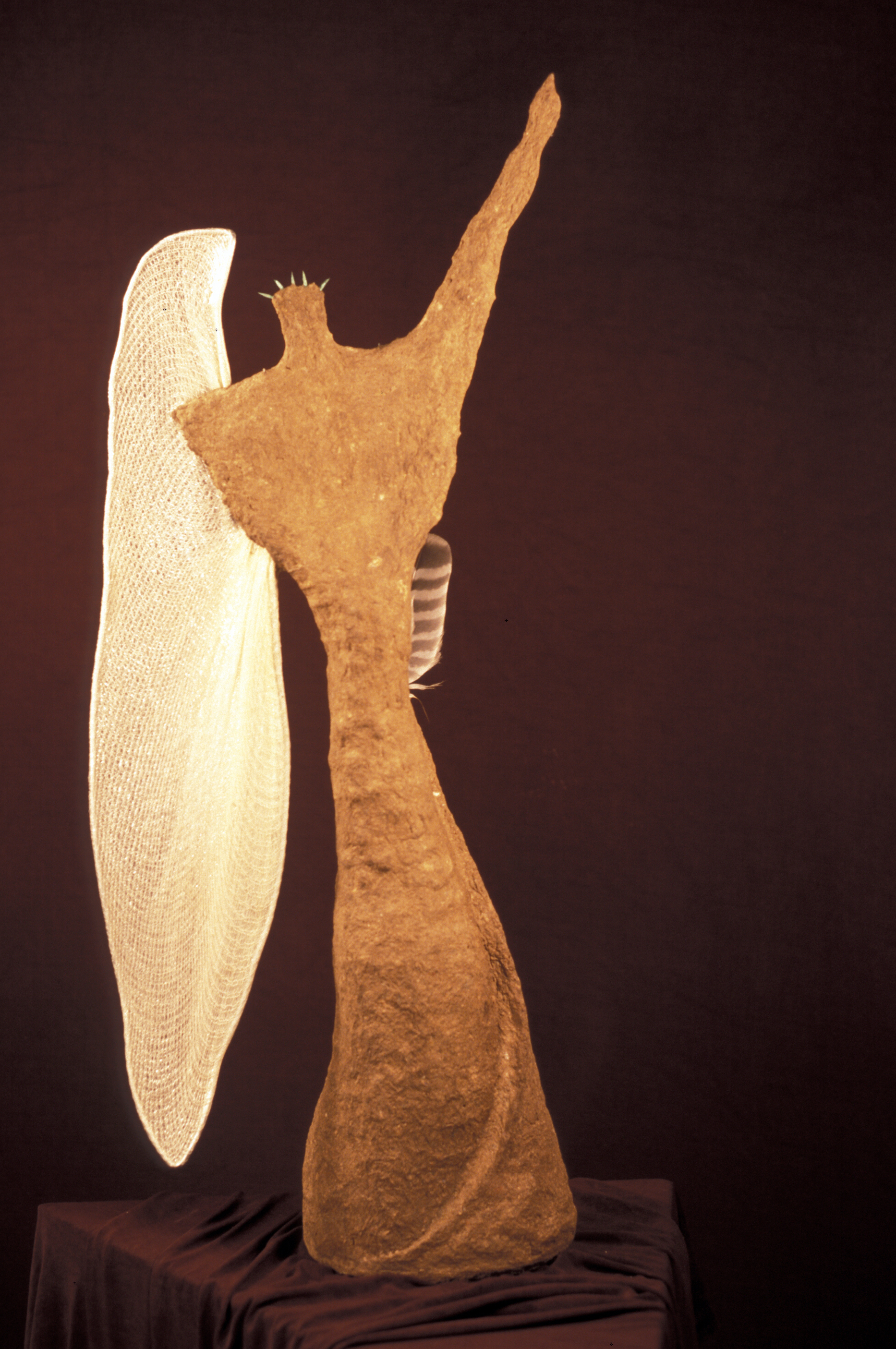 One-armed Angel (view 1), mixed meida, 30x15x8