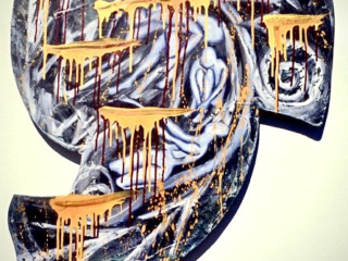 Listen to IT, mixed media, 37x33 inches